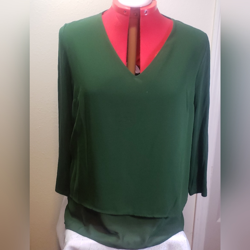 Michael Kors hunter green top